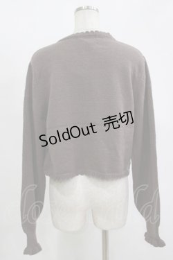 画像3: m petit by misako / AM*リボンニットボレロ LL ブラウン H-25-11-15-1058-LO-TO-NS-ZH