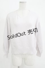 MAJESTIC LEGON / ニットプルオーバー M ラベンダー H-25-11-15-1059-LO-OP-NS-ZH