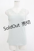 axes femme / パールレースタンク M ミント H-25-11-15-1066-AX-TO-NS-ZH