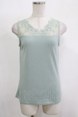 axes femme / パールレースタンク M ミント H-25-11-15-1066-AX-TO-NS-ZH
