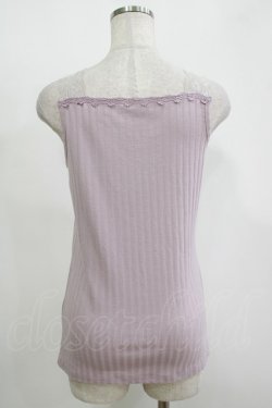 画像3: axes femme / レース使いタンク M ラベンダー H-25-11-15-1068-AX-TO-NS-ZH
