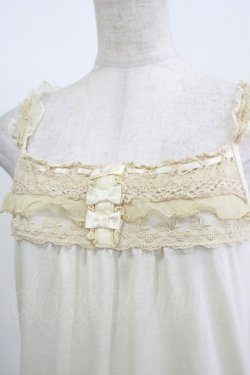 画像4: axes femme / リボンキャミソール M 生成り H-25-11-15-1070-AX-TO-NS-ZH