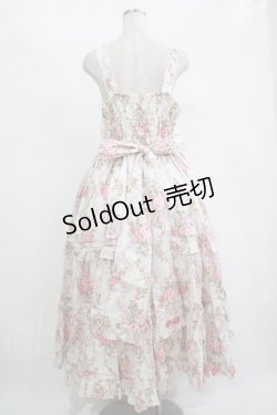 画像3: metamorphose / 【プラスサイズ】シャーロットティアードジャンパースカート プラスサイズ オフ白 H-25-11-15-1006-ME-OP-NS-ZH