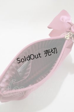 画像2: Maison de FLEUR / ロゴポーチ  ピンク H-25-11-15-1073-LO-ZA-NS-ZH
