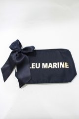 Maison de FLEUR / ロゴポーチ  ネイビー H-25-11-15-1074-LO-ZA-NS-ZH