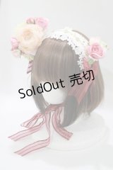 BABY,THE STARS SHINE BRIGHT / Bouquet de benedictions faite uniquement pour princesse〜プリンセスがリボンで紡ぐ想いと願いの物語〜ヘッドドレス・コサージュセット  エンジ H-25-11-15-1082-BA-AC-NS-ZH