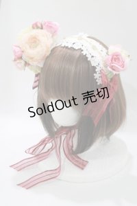 BABY,THE STARS SHINE BRIGHT / Bouquet de benedictions faite uniquement pour princesse〜プリンセスがリボンで紡ぐ想いと願いの物語〜ヘッドドレス・コサージュセット  エンジ H-25-11-15-1082-BA-AC-NS-ZH