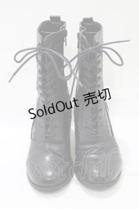 axes femme / レースアップブーツ M ブラック H-25-11-15-1083-AX-SH-NS-ZH