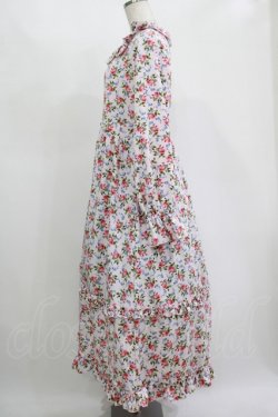 画像2: FLC / 星名桜子/2WAY花柄フリルワンピース L ピンク H-25-11-15-1008-LO-OP-NS-ZH