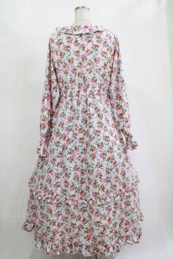 画像3: FLC / 星名桜子/2WAY花柄フリルワンピース L ピンク H-25-11-15-1008-LO-OP-NS-ZH