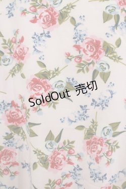 画像4: FLC / 星名桜子/2WAY花柄フリルワンピース L ピンク H-25-11-15-1008-LO-OP-NS-ZH