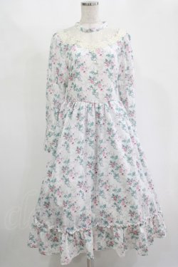 画像1: Kurumi Collaboration / KRハナジゴスリーブワンピース LL オフ H-25-11-15-1010-GO-OP-NS-ZH