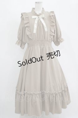 画像1: m petit by misako / NINA'SコラボAMハイショクメローワンピース LL ベージュ H-25-11-15-1012-LO-OP-NS-ZH