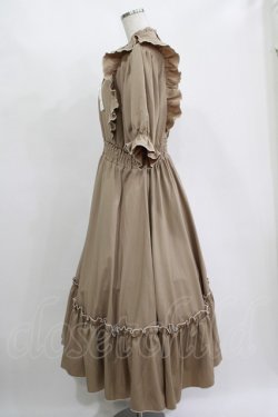 画像2: m petit by misako / NINA'SコラボAMハイショクメローワンピース LL ベージュ H-25-11-15-1012-LO-OP-NS-ZH