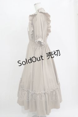 画像2: m petit by misako / NINA'SコラボAMハイショクメローワンピース LL ベージュ H-25-11-15-1012-LO-OP-NS-ZH