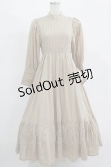 Maison de FLEUR Petite Robe / ヴィクトリアンドレス S beige H-25-11-15-1015-EL-OP-NS-ZH