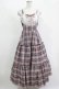 画像1: Lovely Tency / 眞白ありすコラボ/チェックジャンパースカート L ピンク H-25-11-15-1019-GO-OP-NS-ZH (1)