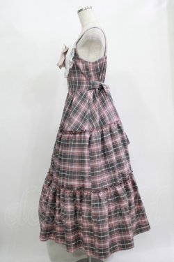 画像2: Lovely Tency / 眞白ありすコラボ/チェックジャンパースカート L ピンク H-25-11-15-1019-GO-OP-NS-ZH