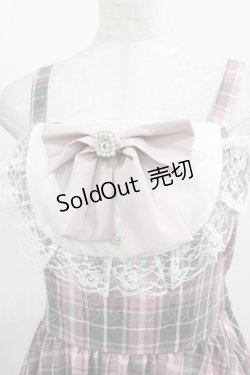 画像4: Lovely Tency / 眞白ありすコラボ/チェックジャンパースカート L ピンク H-25-11-15-1019-GO-OP-NS-ZH
