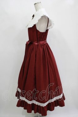 画像2: metamorphose / 【プラスサイズ】Priere〜星に祈りを〜ミディアムジャンパースカート プラスサイズ ワイン H-25-11-15-1022-ME-OP-NS-ZH