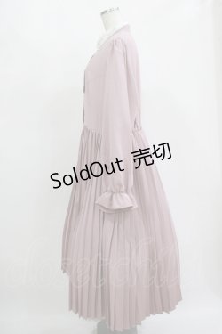 画像2: m petit by misako / AM*レースエリプリーツワンピース LL ピンク H-25-11-15-1023-LO-OP-NS-ZH