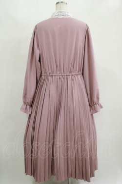 画像3: m petit by misako / AM*レースエリプリーツワンピース LL ピンク H-25-11-15-1023-LO-OP-NS-ZH