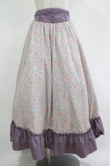 Kurumi Collaboration / KRハナガラHWフレアSK L ラベンダー H-25-11-15-1025-GO-SK-NS-ZH