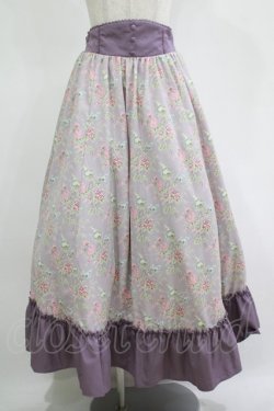 画像1: Kurumi Collaboration / KRハナガラHWフレアSK L ラベンダー H-25-11-15-1025-GO-SK-NS-ZH