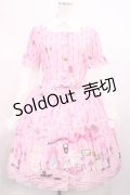 metamorphose / お部屋柄ワンピ‐ス Free ピンク H-25-11-15-005-ME-OP-NS-ZH