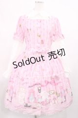 metamorphose / お部屋柄ワンピ‐ス Free ピンク H-25-11-15-005-ME-OP-NS-ZH