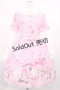 metamorphose / お部屋柄ワンピ‐ス Free ピンク H-25-11-15-005-ME-OP-NS-ZH