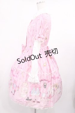 画像2: metamorphose / お部屋柄ワンピ‐ス Free ピンク H-25-11-15-005-ME-OP-NS-ZH