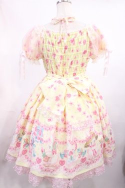 画像3: Angelic Pretty / Ohanami Bunnyワンピース Free イエロー H-25-11-15-007-AP-OP-NS-ZH