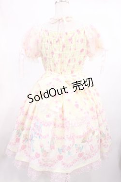 画像3: Angelic Pretty / Ohanami Bunnyワンピース Free イエロー H-25-11-15-007-AP-OP-NS-ZH