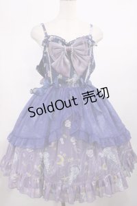 猫 花 （海外ロリータブランド） / ジャンパースカート L ブルー H-25-11-15-009-LO-OP-NS-ZH