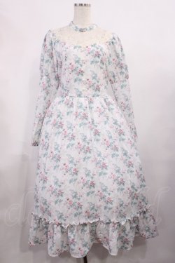 画像1: Kurumi Collaboration / KRハナジゴスリーブワンピース L オフ H-25-11-15-014-LO-OP-NS-ZH