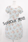 F&A / 花柄ワンピース Free Blue H-25-11-15-015-LO-OP-NS-ZH