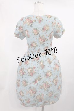画像2: F&A / 花柄ワンピース Free Blue H-25-11-15-015-LO-OP-NS-ZH