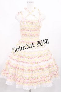 Angelic Pretty / チェリー柄サンドレス Free ピンク H-25-11-15-002-AP-OP-NS-ZH