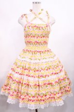 画像1: Angelic Pretty / チェリー柄サンドレス Free ピンク H-25-11-15-002-AP-OP-NS-ZH (1)