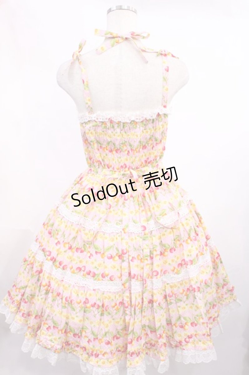 画像3: Angelic Pretty / チェリー柄サンドレス Free ピンク H-25-11-15-002-AP-OP-NS-ZH (3)