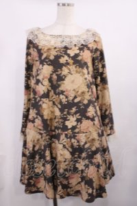 Fi.n.t / 花柄ワンピース Free Brown H-25-11-15-021-CA-OP-NS-ZH