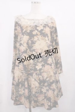 画像1: Fi.n.t / 花柄ワンピース Free Brown H-25-11-15-021-CA-OP-NS-ZH
