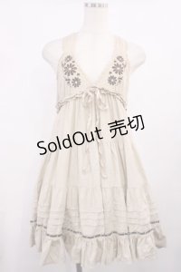 LIZ LISA / ホルターリボンワンピース Free ベージュ H-25-11-15-022-LO-OP-NS-ZH