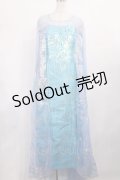 Secret Honey / Snow Queen Dress (Frozen Elsa ver.) Free サックス H-25-11-15-023-CA-OP-NS-ZH