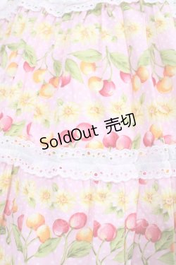 画像4: Angelic Pretty / チェリー柄サンドレス Free ピンク H-25-11-15-002-AP-OP-NS-ZH