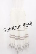 LIZ LISA / 雪の結晶刺繍パンツ Free 生成り H-25-11-15-025-LO-PA-NS-ZH