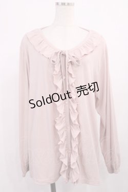 画像1: m petit by misako / ルームカーディガン L ピンク H-25-11-15-026-LO-TO-NS-ZH