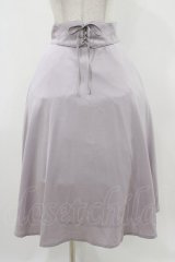 F&A / フロントレースアップフレアースカート Free lavender H-25-11-16-1028-LO-SK-NS-ZH
