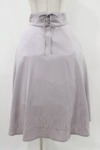 F&A / フロントレースアップフレアースカート Free lavender H-25-11-16-1028-LO-SK-NS-ZH